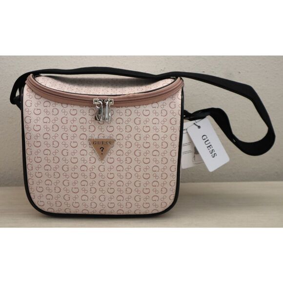 GUESS V7200069 Lt Rose/Pink Junction Travel Zip Around Lunch Box w/Carryin Strap - Picture 1 of 11